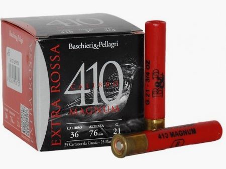 BASCHIERI & P. EXTRA ROSSA Kal.410 Magnum gr.21 pb.7,5