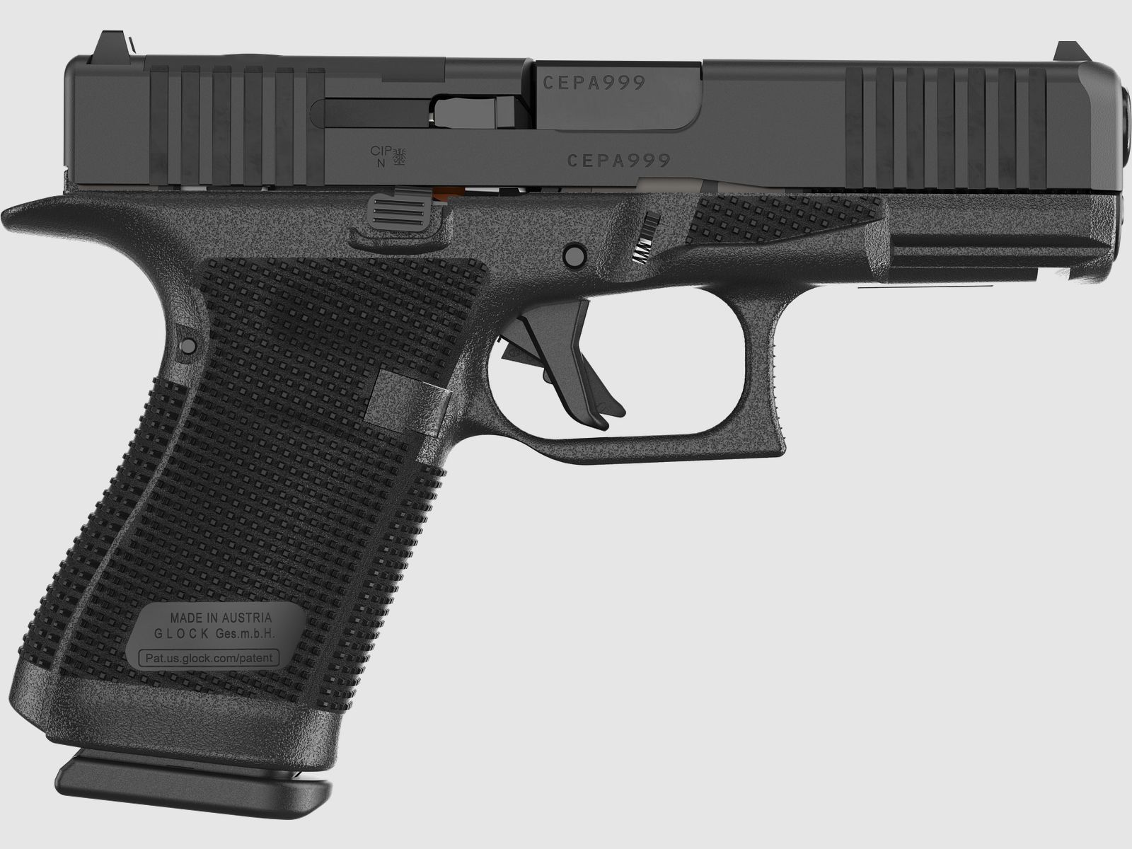 Glock Pistole 19 Gen6 9mm FS / M.O.S. Compact