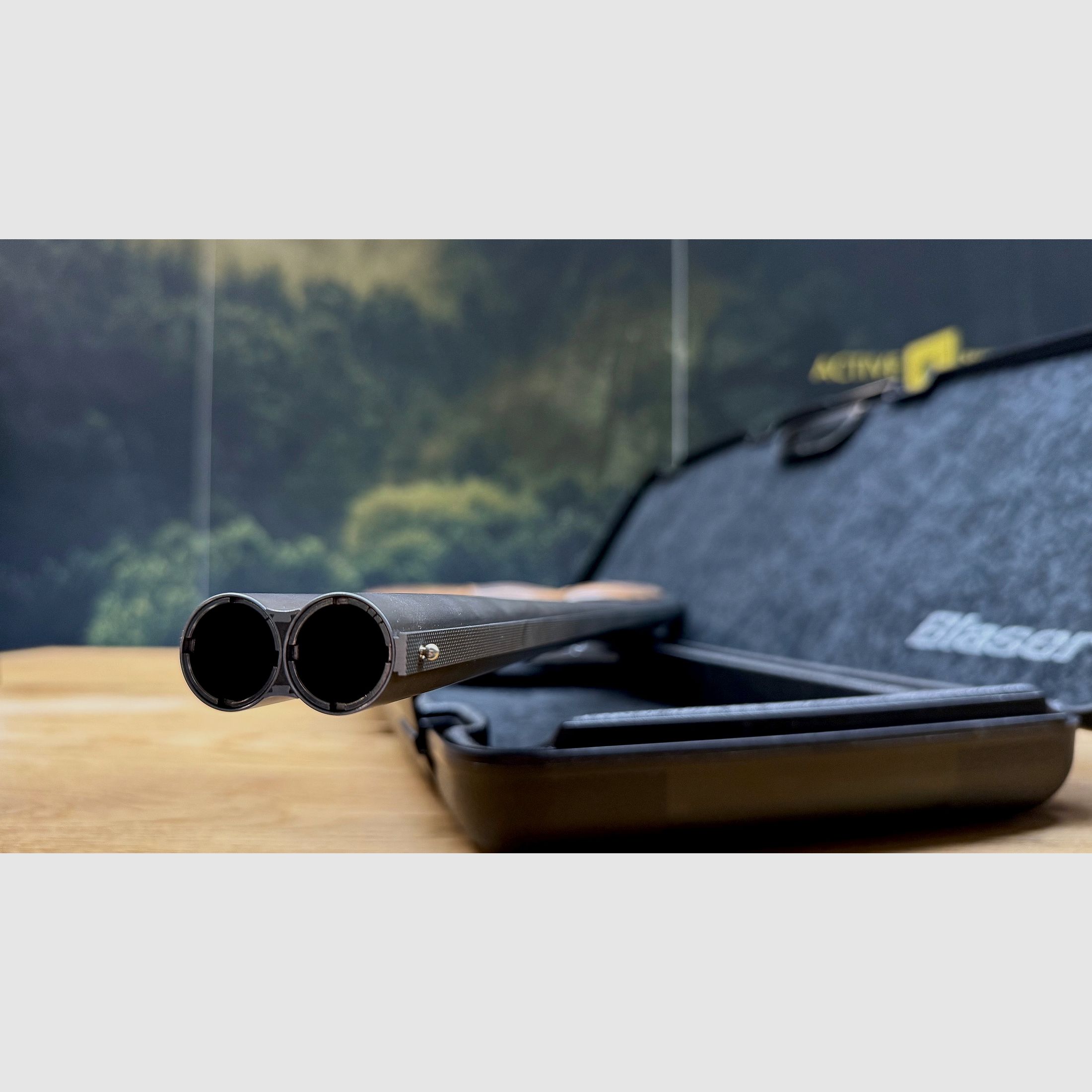 Bockdoppelflinte Blaser F16 Game / HK 7 / mattes Finish / 12/76 / Logo silber / Basküle stahlgrau / LL 71 cm