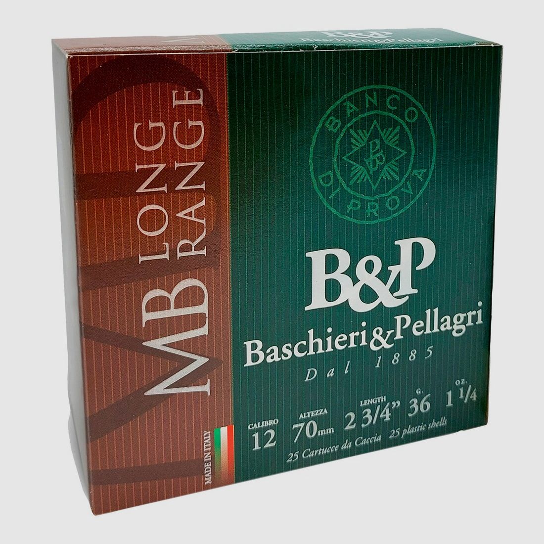 Baschieri & Pellagri 12/70 MB Long Range 3,1mm 36g, afbeelding 1 van 3