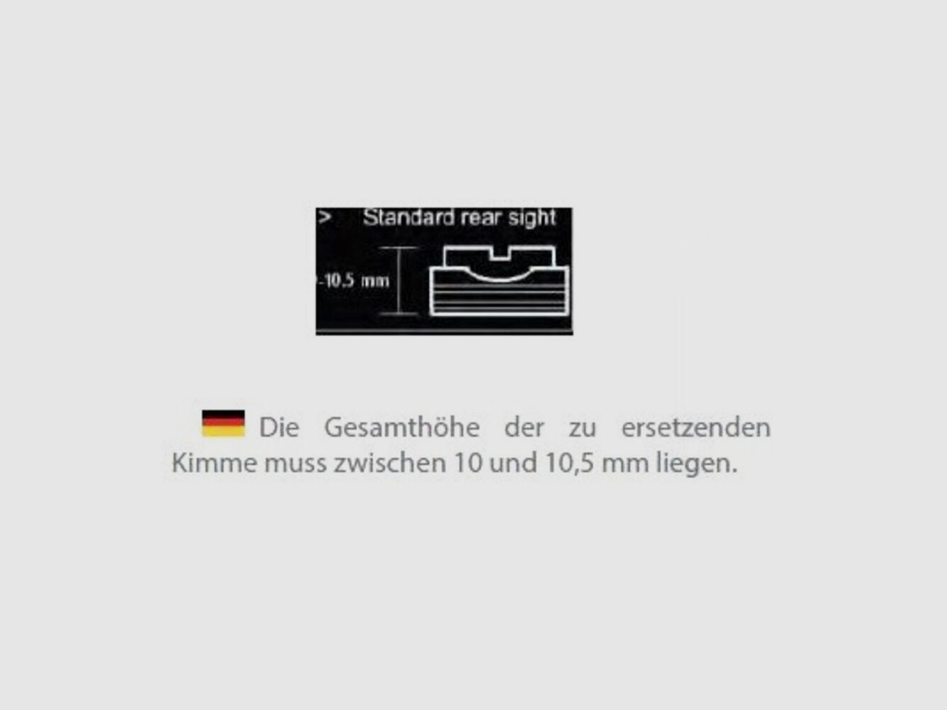 LPA WXT Visier schwarz Fiber S&W K/L/N/X