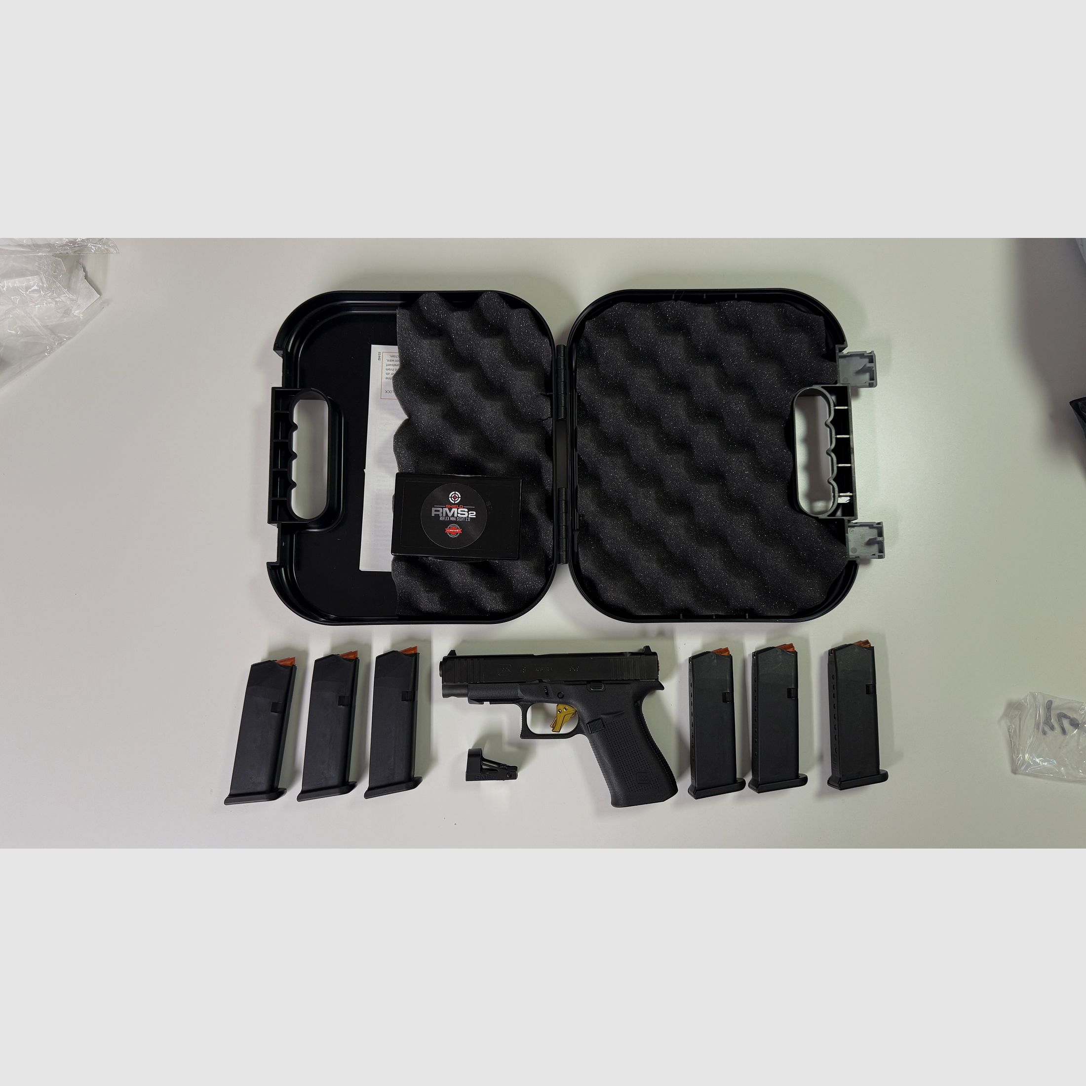 Glock 48 MOS / FS / Rail / RMSc (Shield) w 9mm Luger