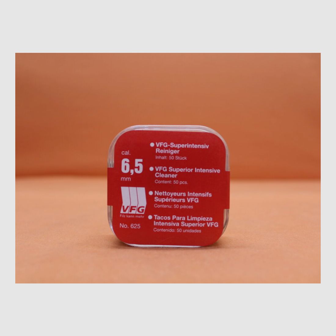 VFG Super Intensive Cleaner 6.5mm (625) 50 pcs. Special felt with brass fibers
