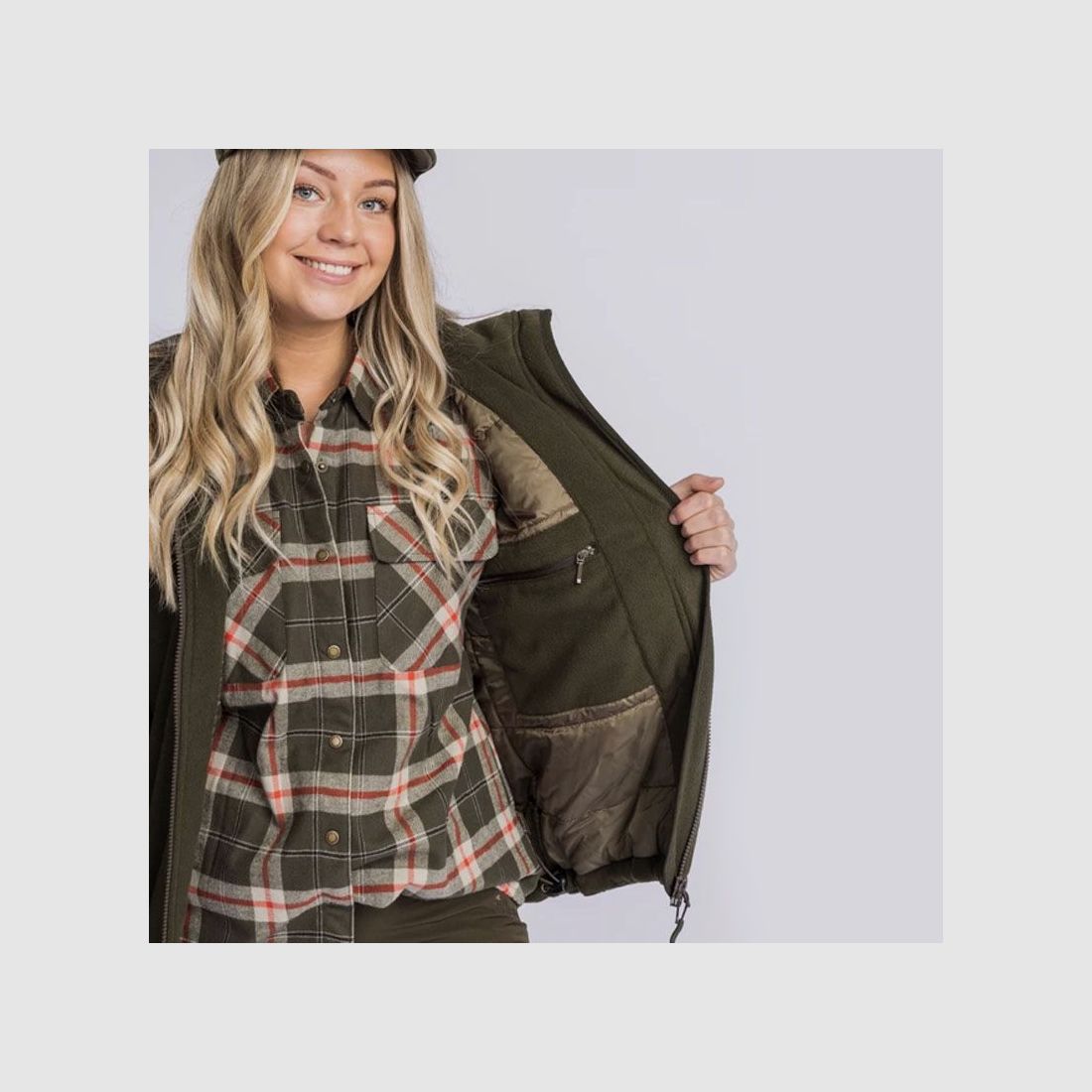 BLUZA HARRIETTE 3064 GR/BR PINEWOOD, immagine 3 di 11