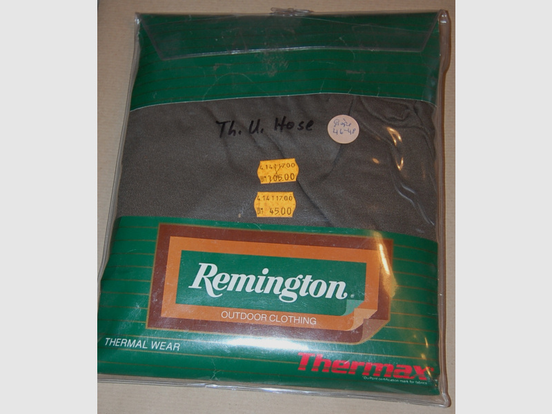 ***Org. Remington Thermo Unterhose Grün in Gr. 46/48***