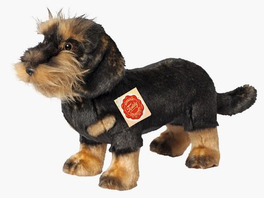 Teddy Hermann Giocattolo di Peluche Bassotto a Pelo Ruvido, In Piedi