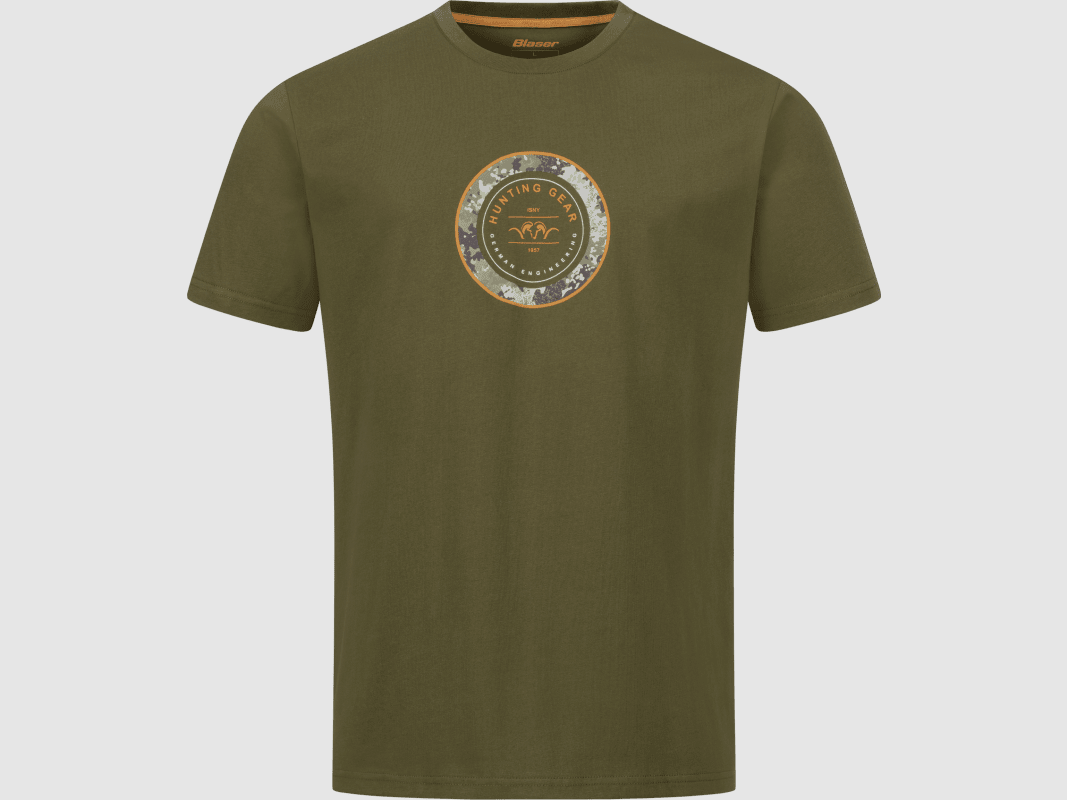 Blaser Ring T26 T-Shirt Argali Herren Dunkel oliv