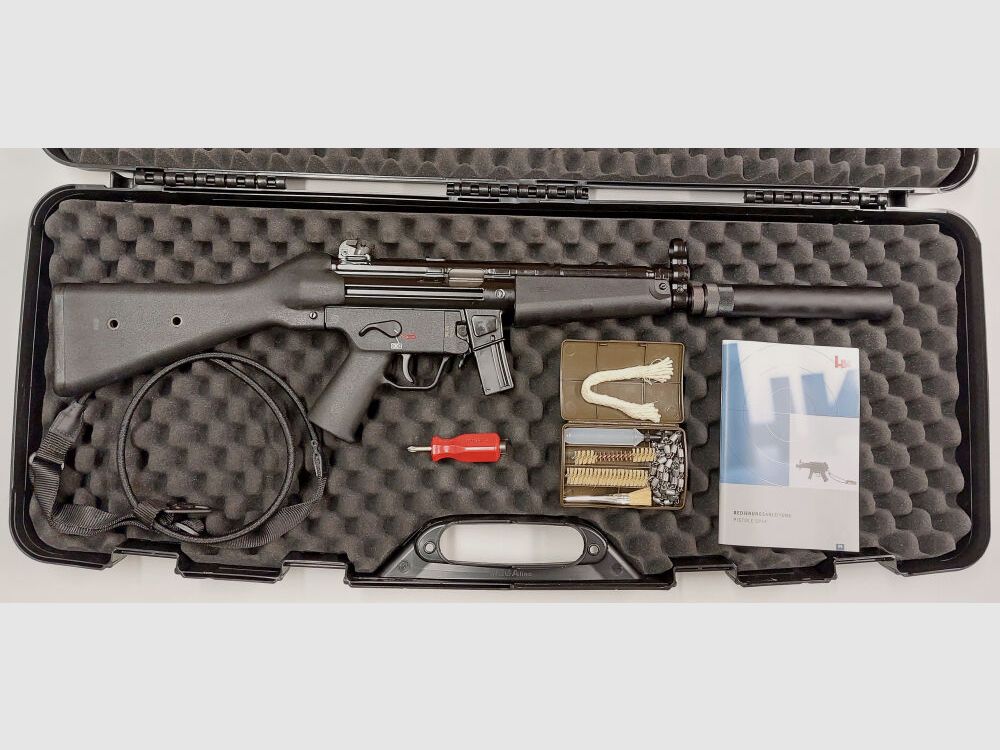 Heckler & Koch ANGEBOT - KOMPLETT-SET SLB Heckler & Koch HK SP5 SD 9x19 Inkl.Schalldämpfer Zivil.MP5 SD