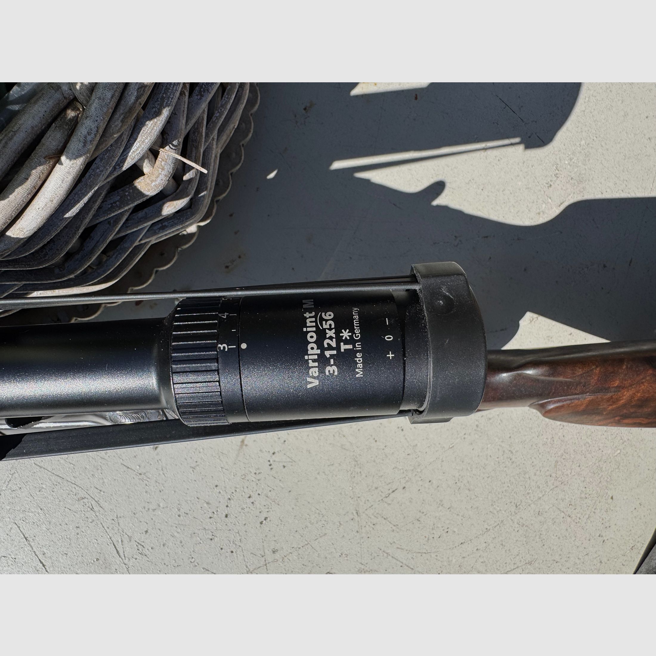 Merkel Meisterstück Seitenschloss Bockflinte, Bockbüchsflinte und Bockbüchse 203E Kaliber 12/70 .30R Blaser & 9,3x74R