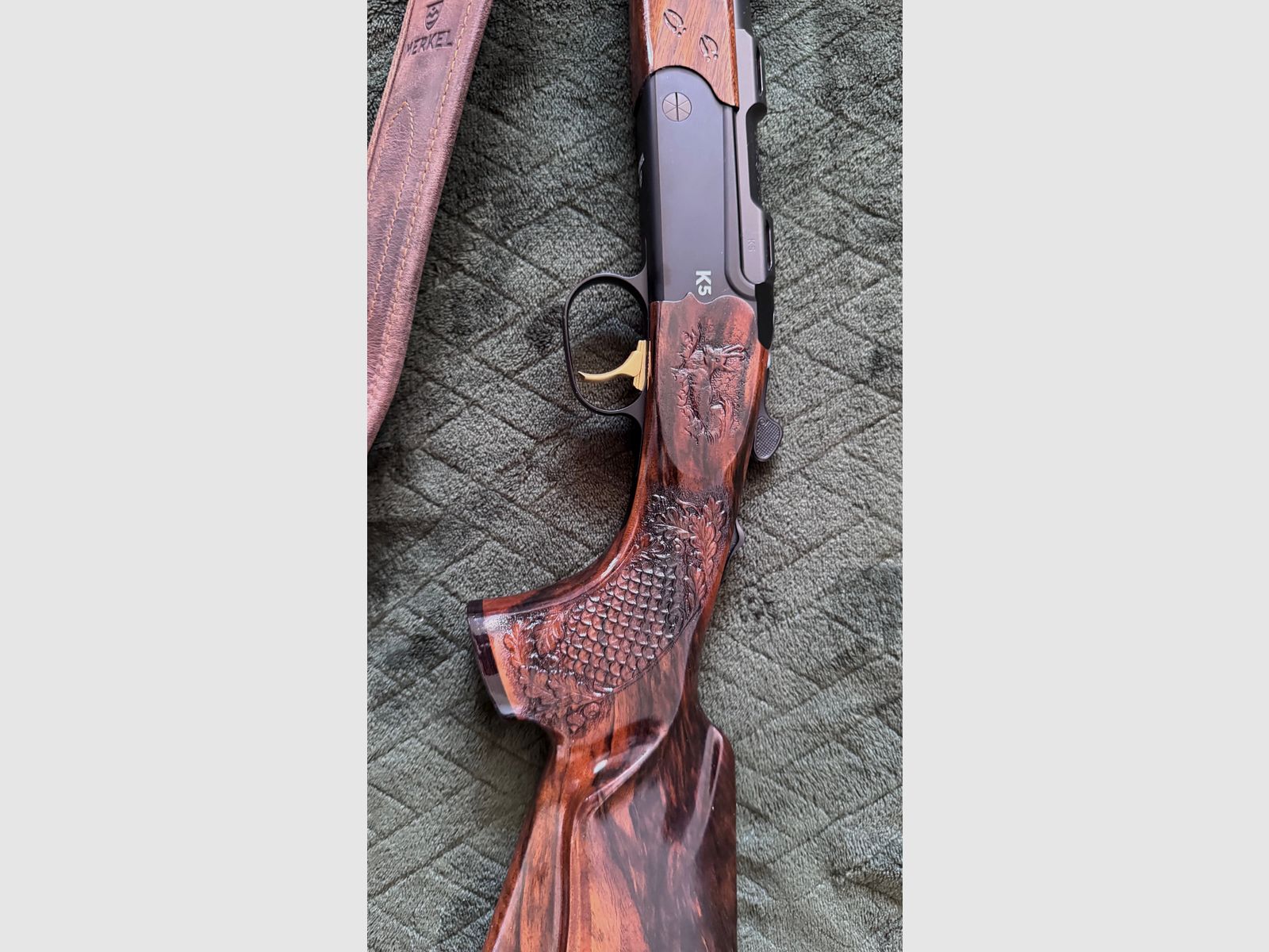 Merkel K5 extrem lujo versión con grabado personalizado .308 no k95 