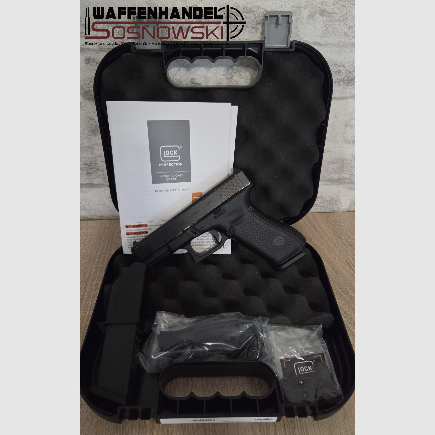 Glock 45 MOS 9mm Luger pistol, image 2 of 2