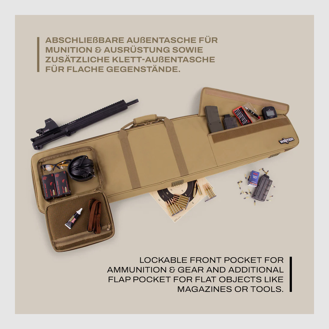 Winter Guncases Bolsa para Rifle 130 cm