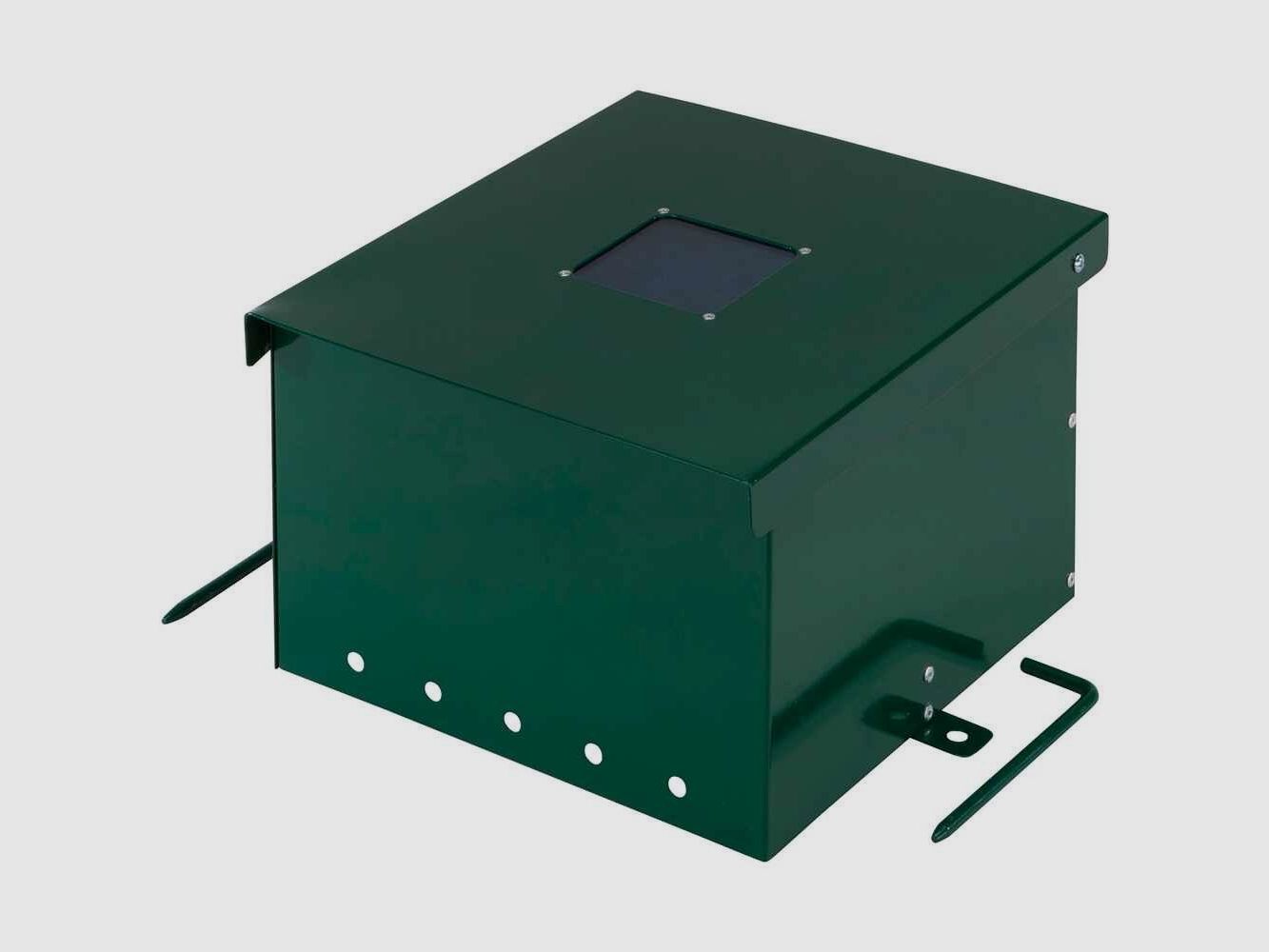 Scatola di silenziamento per dispositivi di sparo automatico per topi di campo