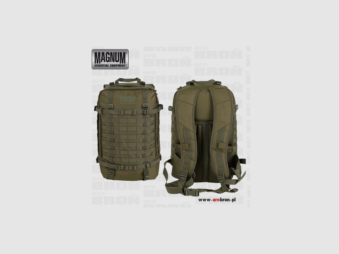 Magnum Taiga tactical backpack Olive Green – capacity 45 L, for longer trips, image 2 of 5