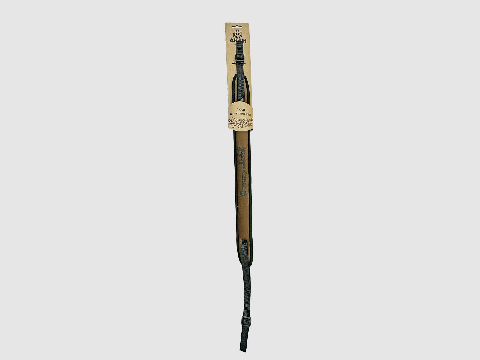 AKAH Gewehrriemen braun Neopren mit Gurtband Shooters Corner
