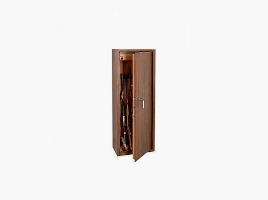 TECHNOMAX GEWEERKAST MET SLUITING EN KLUIS EFF. HOUT (4 PLAATSEN) 140x25x25 TCL/4