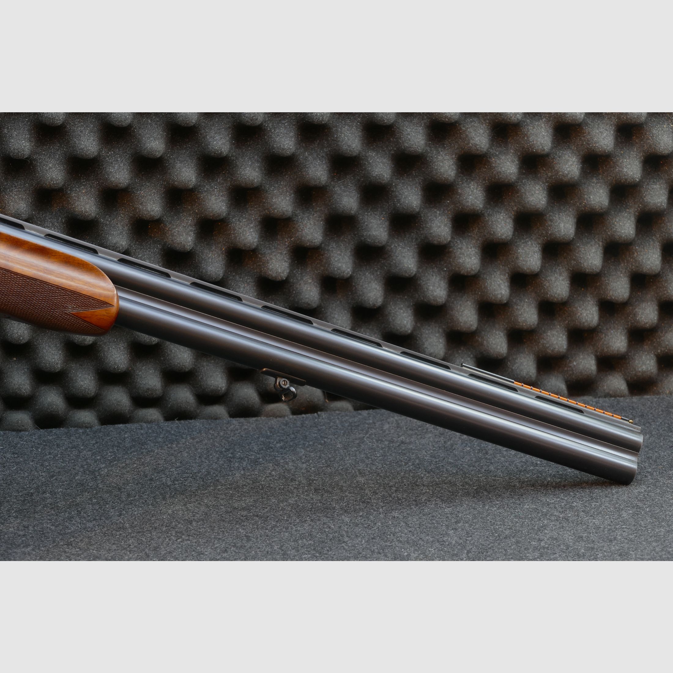 Winchester Super Grade – 12/70, Bockdoppelflinte, Schrankwaffe, Top Zustand