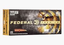 Federal Premium Nosler Partition .223 Rem. 60GR 20 Patronen