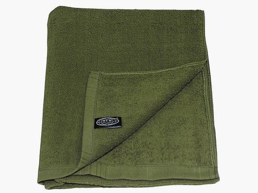 Towel, terry, olive, 110 x 50 cm