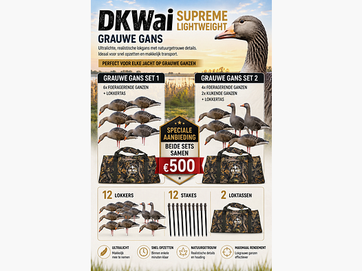 DK Wai Supreme Lightweight Graugans „Promo Pack“