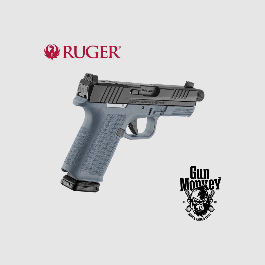 Pistolet Ruger RXM FS OR 4.5" Grey kal. 9x19 (19433), zdjęcie 2 z 3