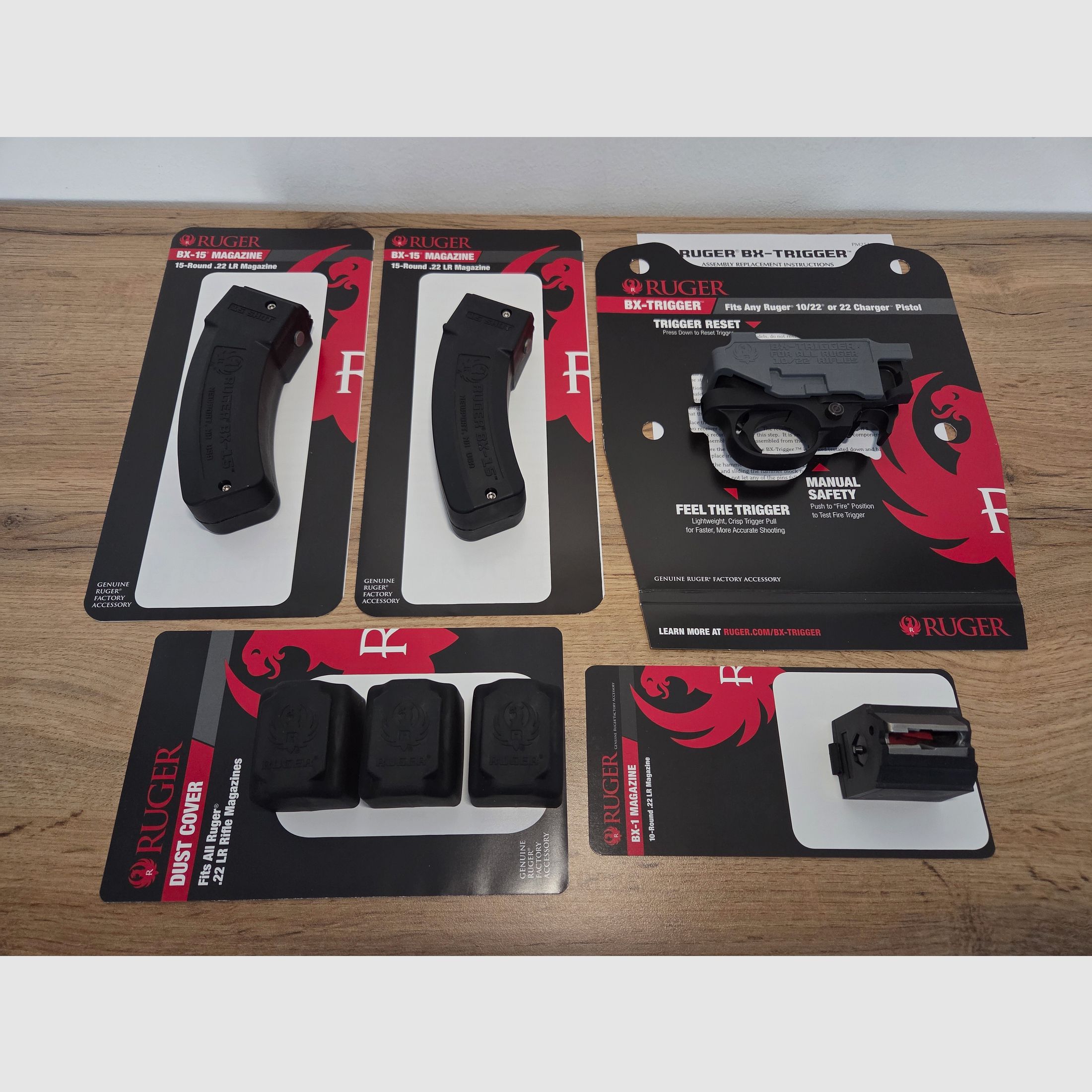 Ruger 10/22 Zubehör Set, Sportabzug Magazin BX-1 BX-15 BX-Trigger