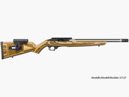 Ruger Halbautomat 10/22 Competition Natural Brown Laminate