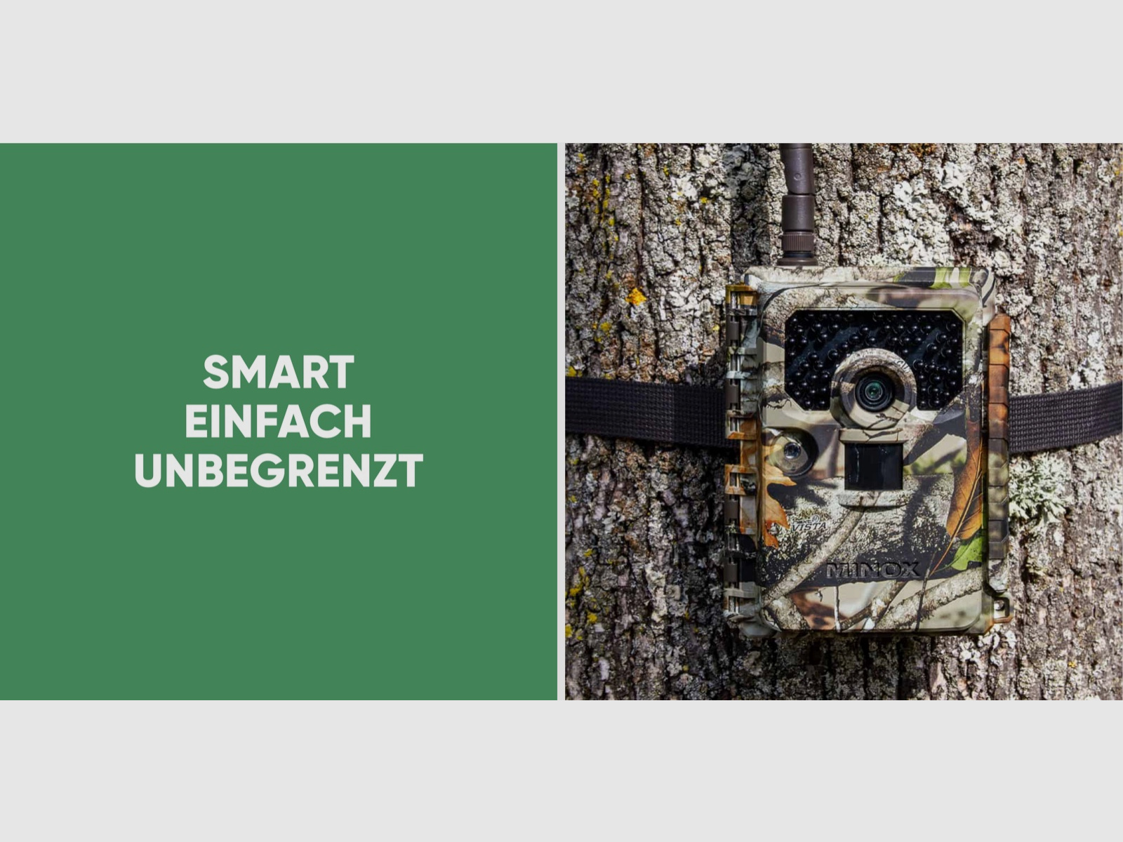 Minox 80406283 DTC 1200 4G Wildkamera Beobachtungskamera Fotofalle