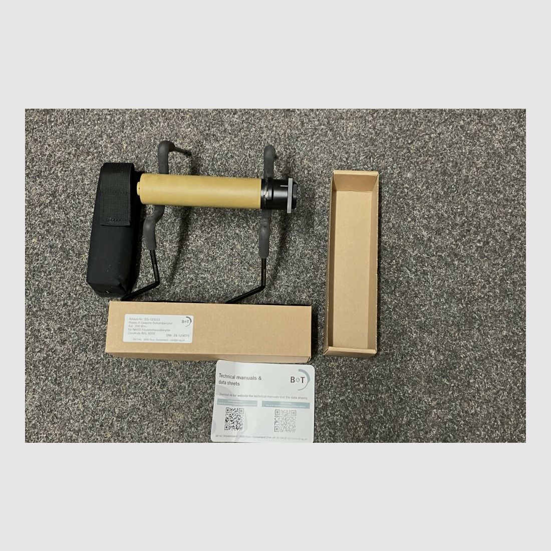 B & T Schalldämpfer Rotex-X Kaliber 308 Win Ral 8000 Sonder Edition