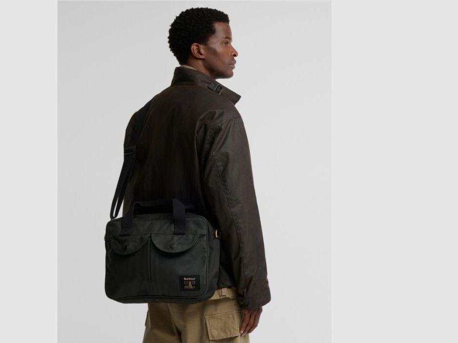 Barbour Laptop-Tasche Field Wax | sage, Bild 5 von 6