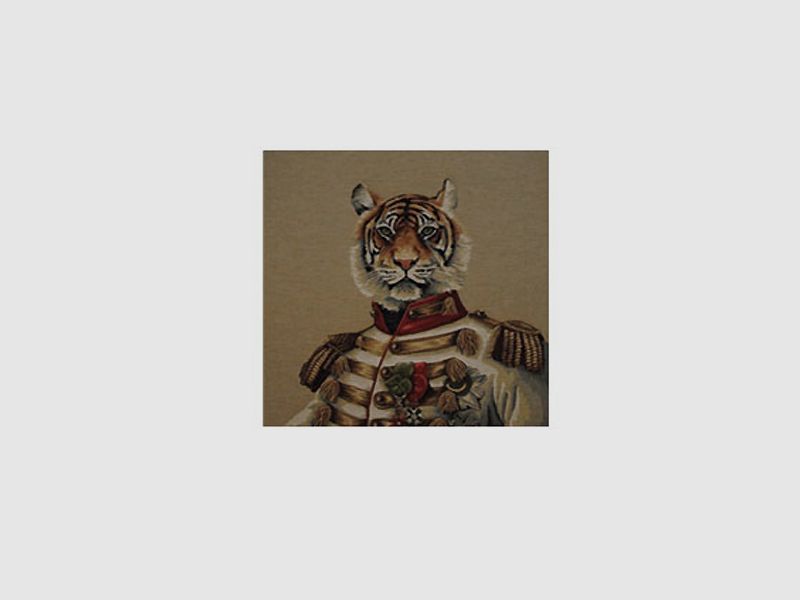Lovergreen cushion motif cushion dressed tiger