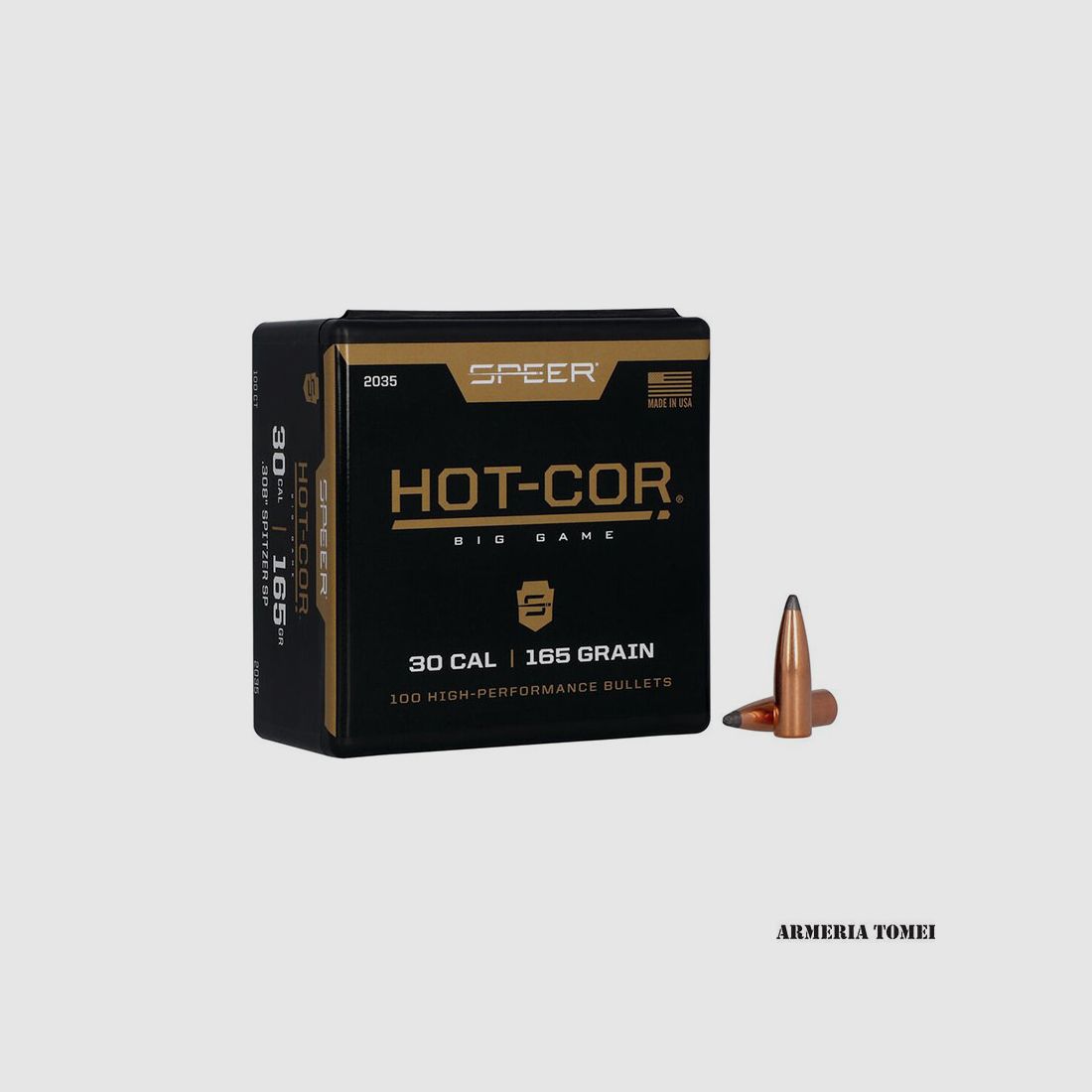 BULLE – SPEER – HOT-COR 30 CAL | 165GR .308″ SPITZER SP (100 PCS)