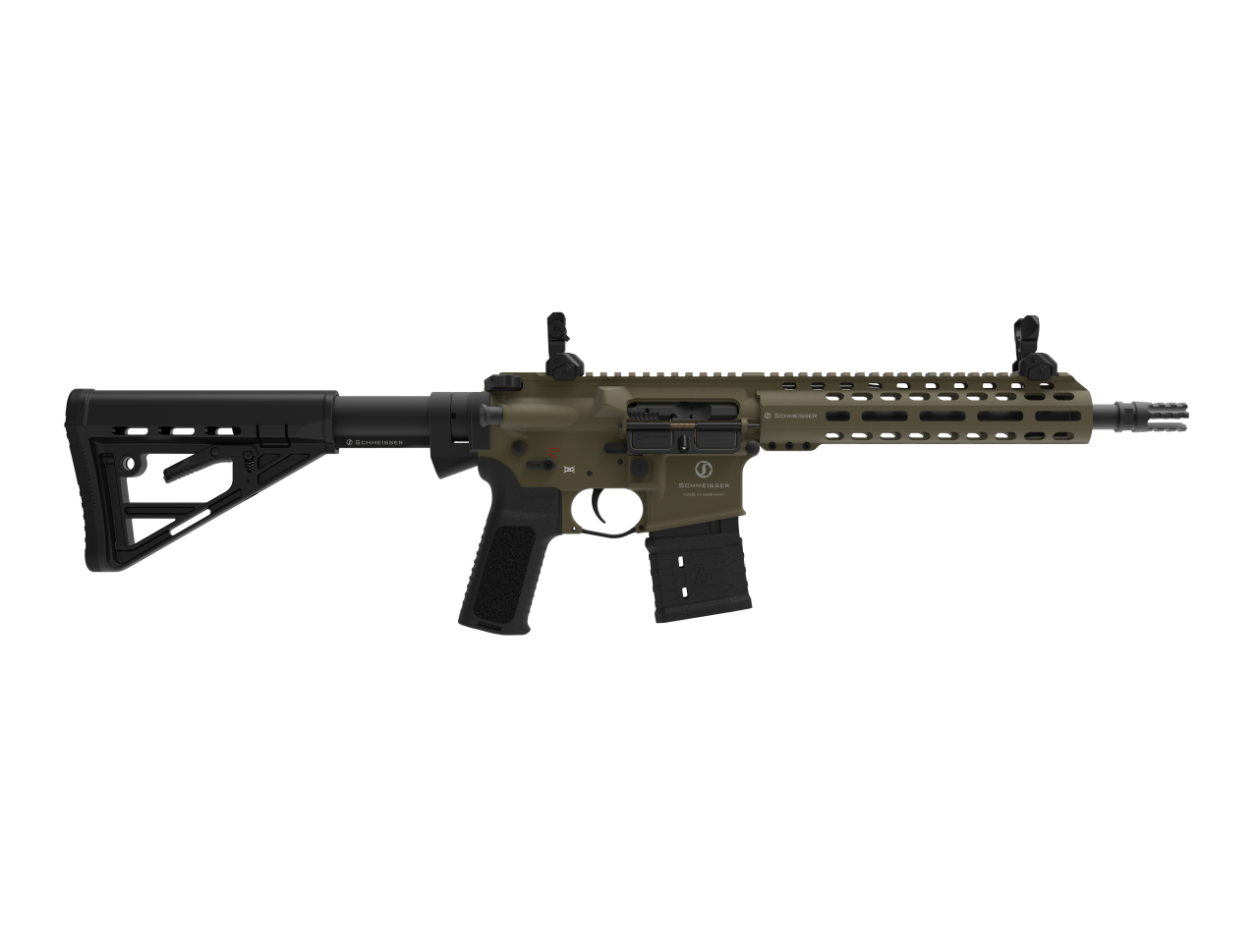 Schmeisser – Halbauto / AR15 / S4F / OD Green / 10.5 / .223 Rem
