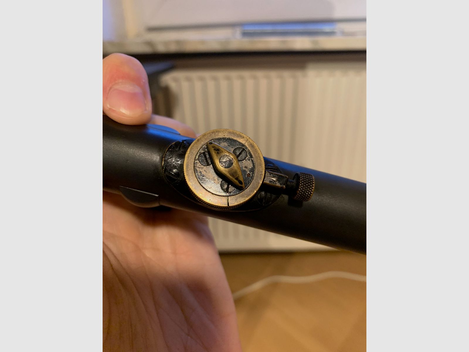 Karl Zeiss Jena Zielsechs telescopio 100% WW2