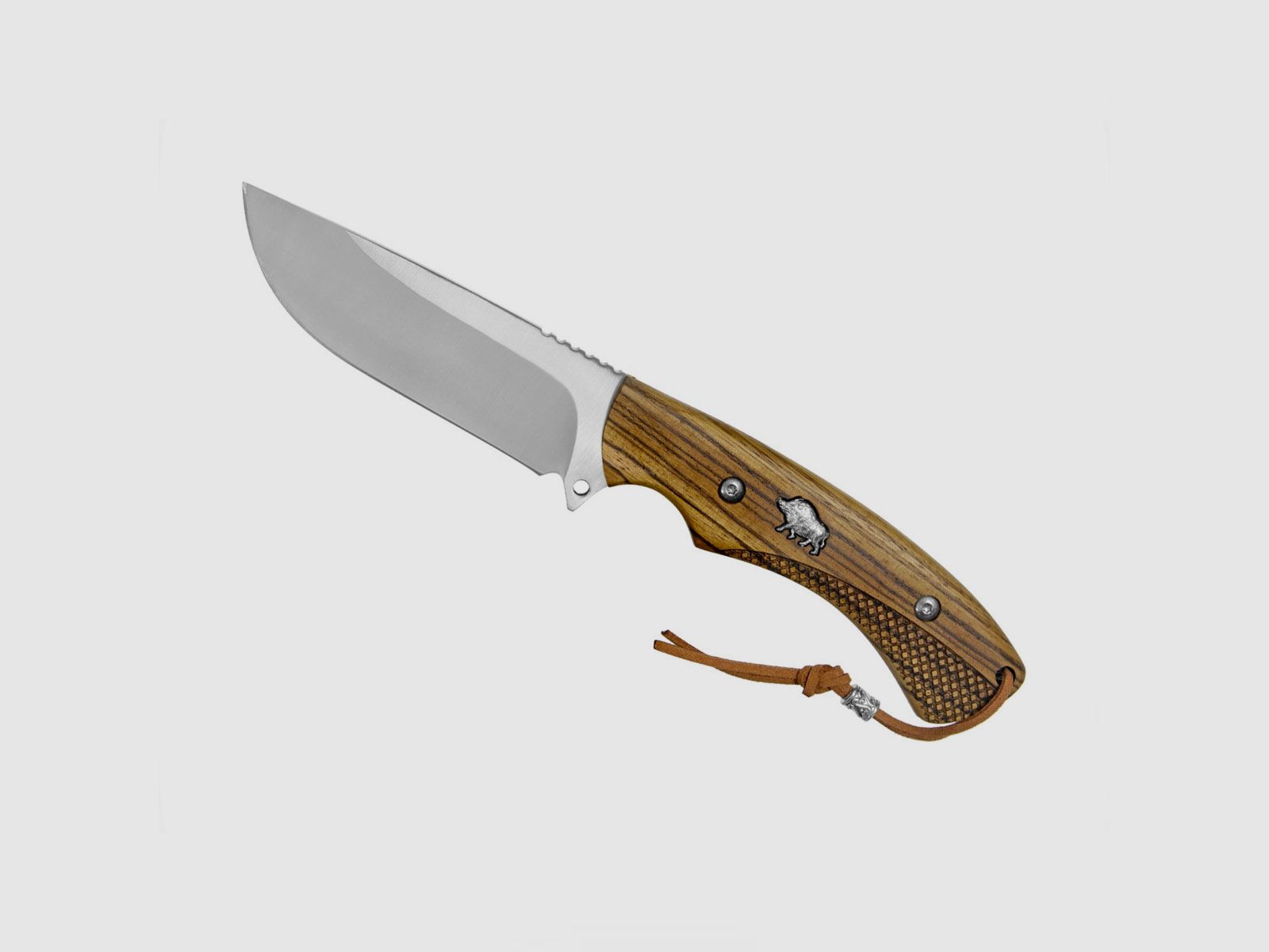 ALBAINOX – COLTELLO CINGHIALE WILD BOAR HUNTING KNIFE LEATHER SHEATH, immagine 1 di 5