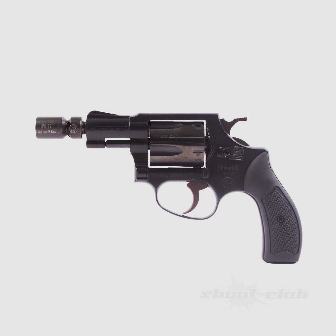Revólver Weihrauch HW 37 de fogueo en calibre 9mm R.K.