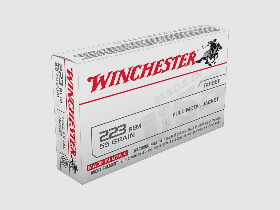 WINCHESTER munitie 223Rem 3,56 g / 55gr, afbeelding 1 van 4
