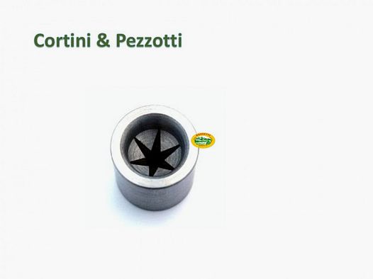 CORTINI & PEZZOTTI Sterngravurspule aus Stahl 6 Pliche Kal.36 und 410