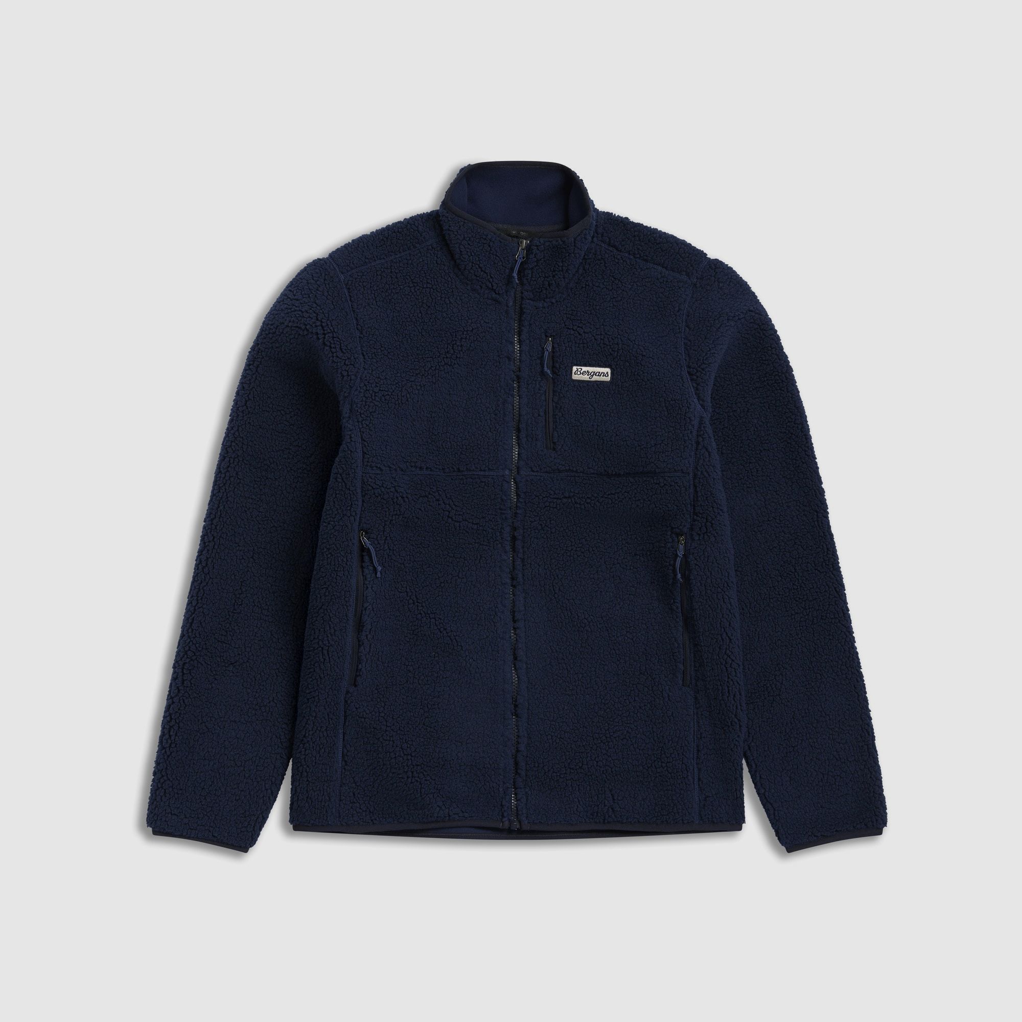 Bergans Lunnan Pile Fleece Jacket Men Navy Blue S