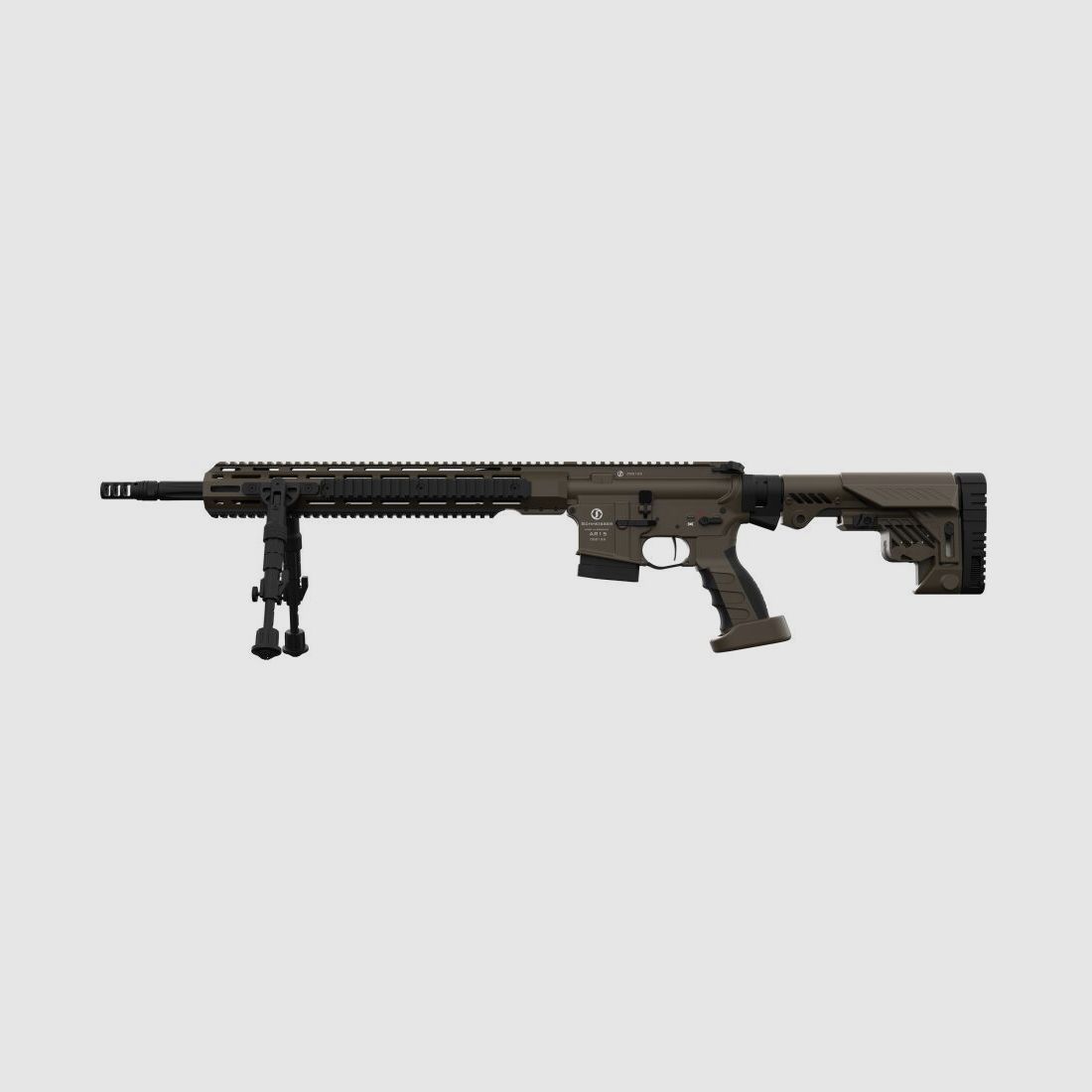 Schmeisser AR15 DMR 18 - .223 Rem - FDE (Terre Brune Plate)