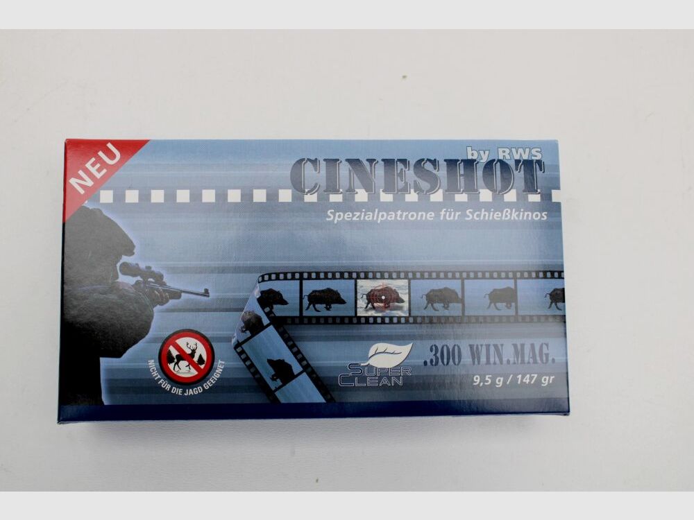 RWS Cineshot .300 Win Mag mit 9,5g / 147gr. 20er Pack