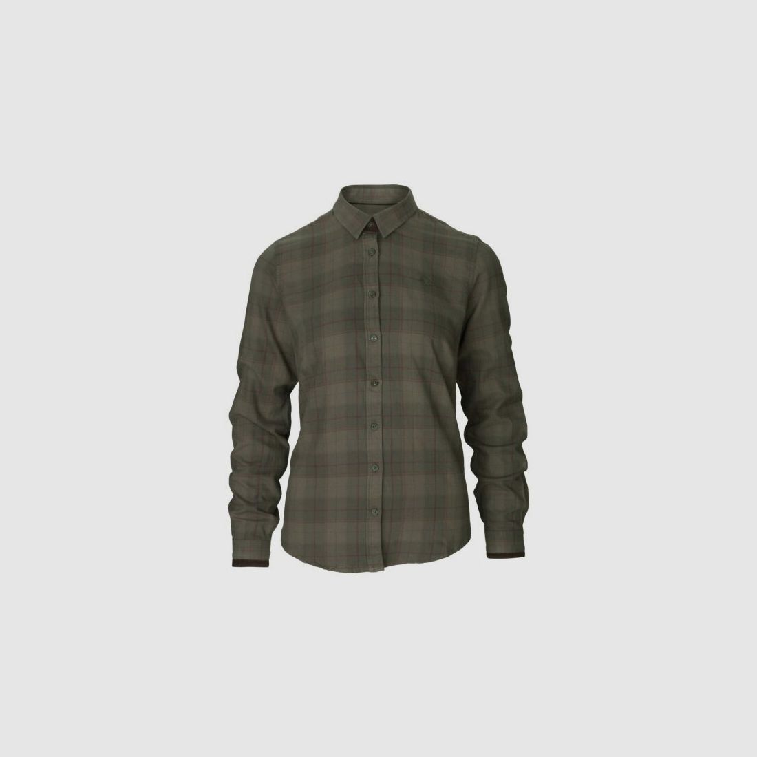 Seeland Range Bluse Pine Green check