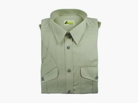 Skogen Uni 1/2-Manica Gabardine 2 Tasche sul Petto con Patta