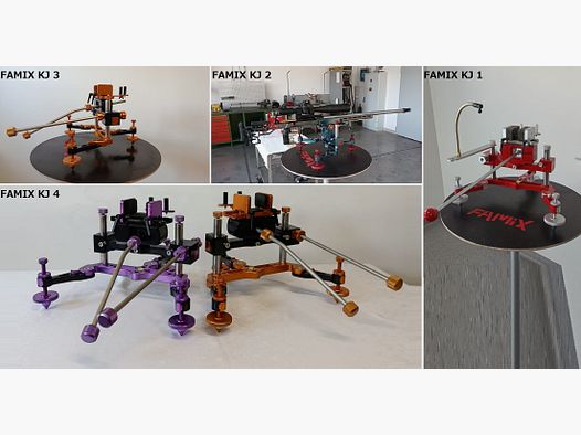 REST TRIPOD die neuesten Modelle FAMIX KJ 3 / FAMIX KJ 4 STAND FÜR GEWEHRE STATIV