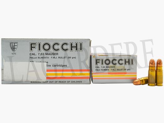 FIOCCHI FMJ (Patrone mit Geschoss)