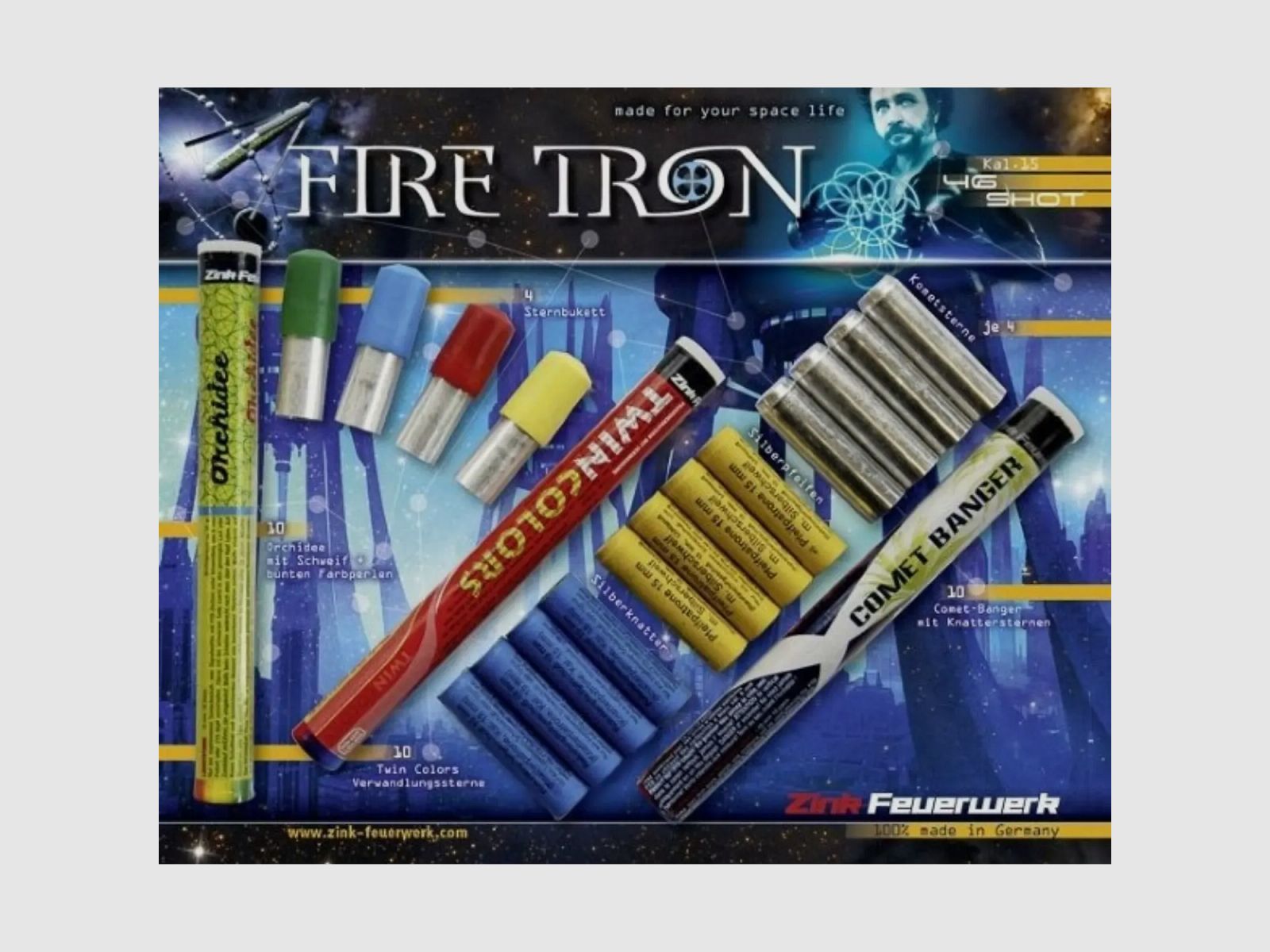 Zink Fire Tron 46 Colpi Pirotecnici