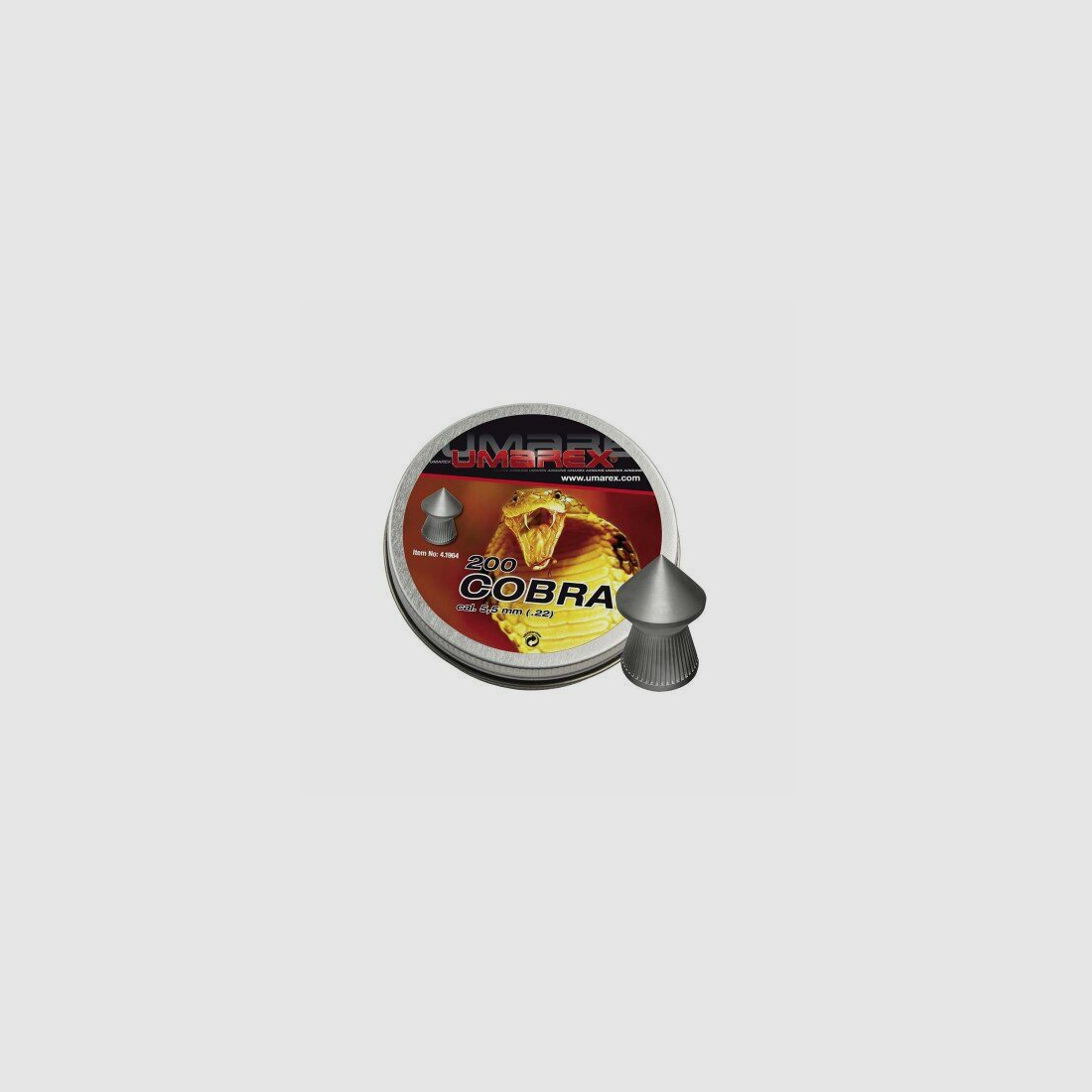UX Cobra Diabolos 5,5 mm (.22) Spitzkopf 1,02 g 200 St. Dose