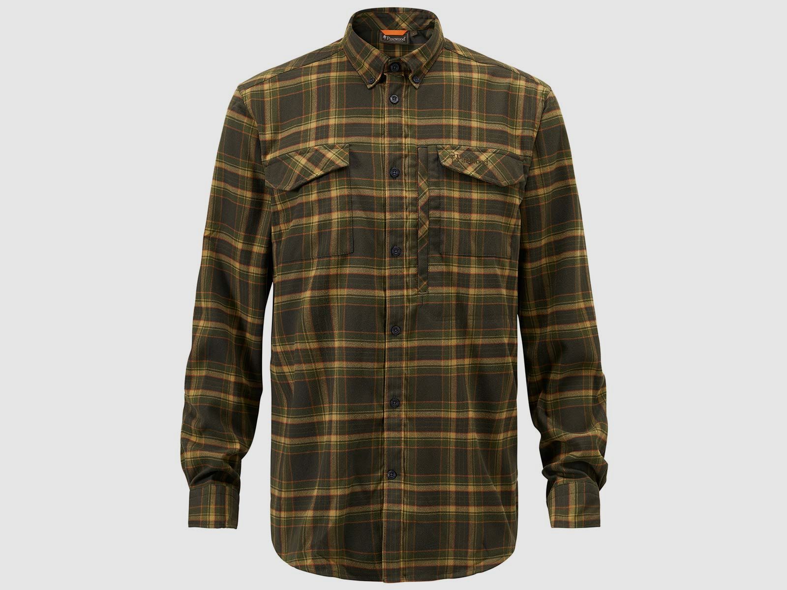 Pinewood Hemd Abisko Hiking Flanell Moss Green