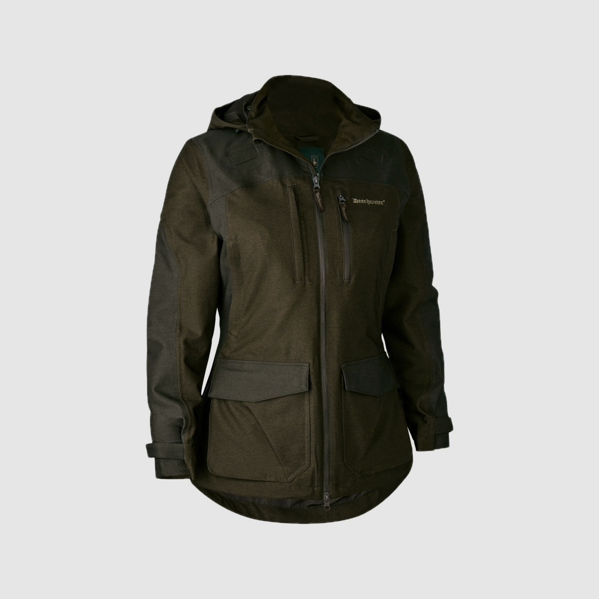 DEERHUNTER Lady Chasse Jacke Olive Night Melange