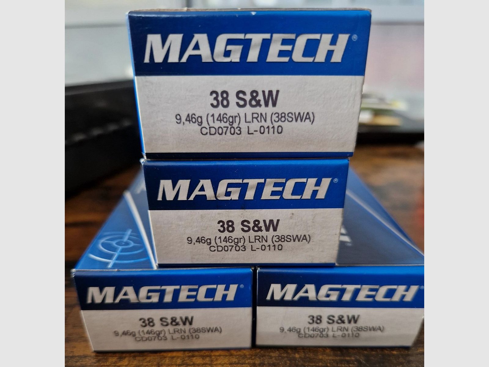 Patronen Magtech .38 S&W neu und OVP